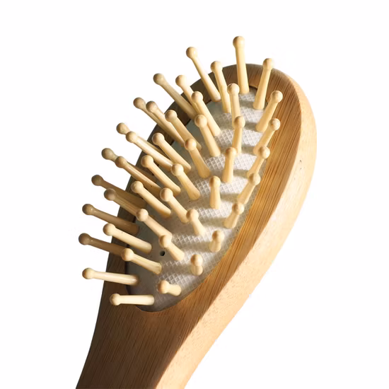格安ホテル折りたたみ式ショート小麦わらヘアコーム/竹ホテルヘアコーム